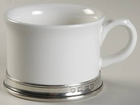 Convivio White Flat Cup