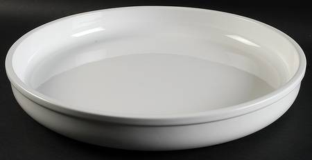Convivio White Casserole Insert for Round Pewter Platter