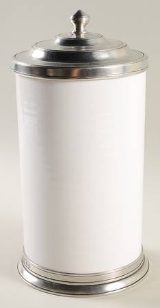 Convivio White Large Canister & Lid