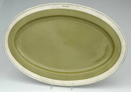 Convivio Green 22" Oval Serving Platter