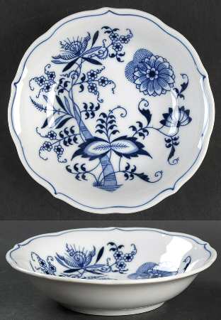 Blue Danube (Blue Design) Fruit/Dessert (Sauce) Bowl