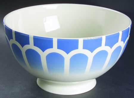 Lorraine Stencil 8" Round Vegetable Bowl