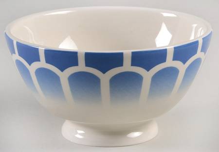 Lorraine Stencil Footed Bowl