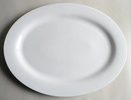Kensington (Whiteware) 16" Oval Serving Platter
