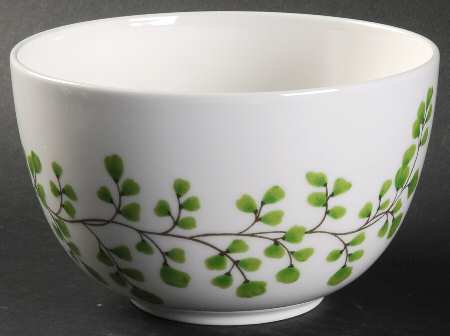 Maidenhair Fern Green Soup/Cereal Bowl