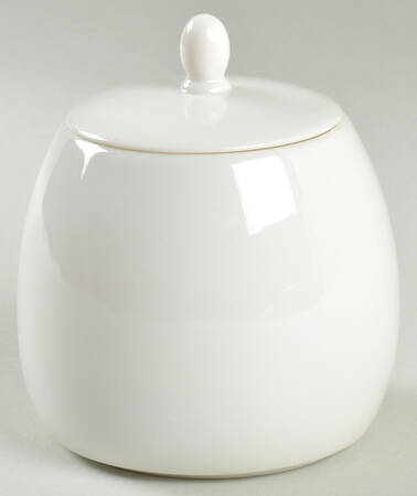 Whiteware (Serveware) Sugar Bowl & Lid
