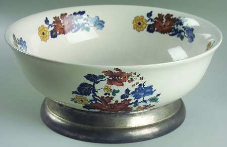 Kismet 10" Salad/Serving Bowl W/Metal Base