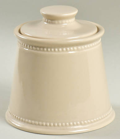 MTW12 Ivory Sugar Bowl & Lid