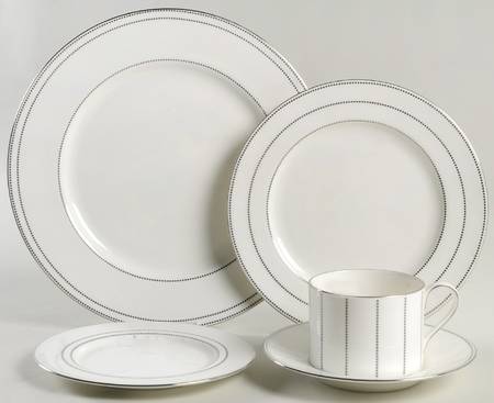 Chelsea Platinum 5 Piece Place Setting