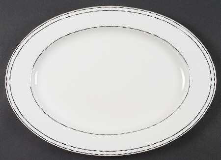 Chelsea Platinum 16" Oval Serving Platter