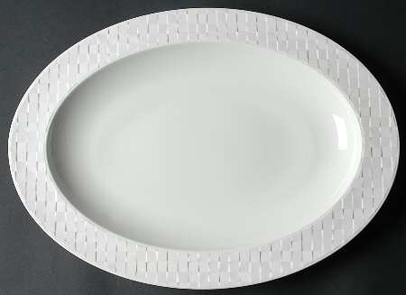 Lattice 16" Oval Serving Platter