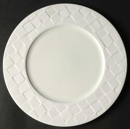 Lattice Accent Luncheon Plate