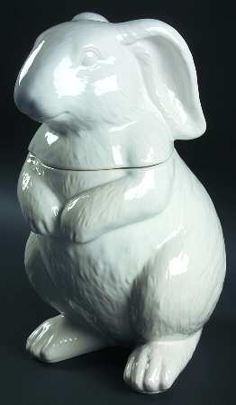 Spring Countryside Figural Cookie Jar & Lid