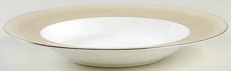 Luminescent Pearls Large Rim Soup Bowl