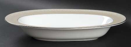 Luminescent Pearls 11" Oval Vegetable Bowl by Mikasa