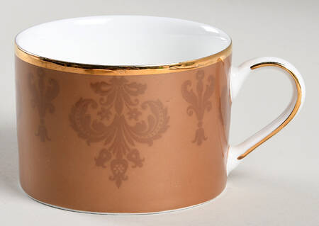 Damask Copper Flat Cup