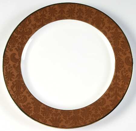 Damask Copper Service Plate (Charger)