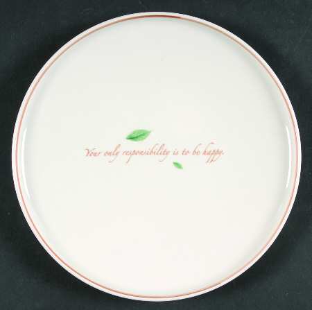 Tea Leaves Salad/Dessert Plate