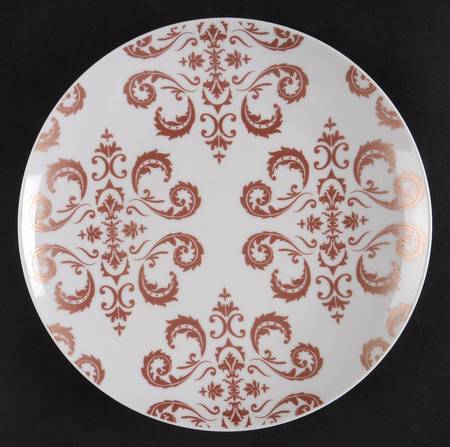 Botanic Medallions Mica Rose Salad/Dessert Plate