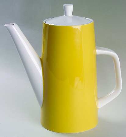 Cerastone Yellow (3997) Coffee Pot & Lid