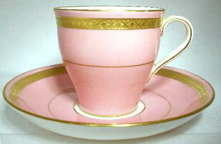 G9816 (Pink) Flat Cup & Saucer Set