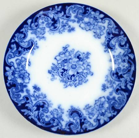 Ormonde Flow Blue (Smooth, No Gold) by Alfred Meakin