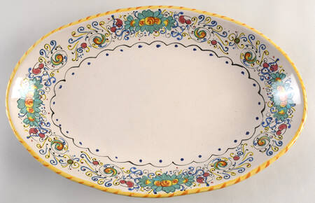 MC62 16" Oval Serving Platter by Meridiana Ceramiche