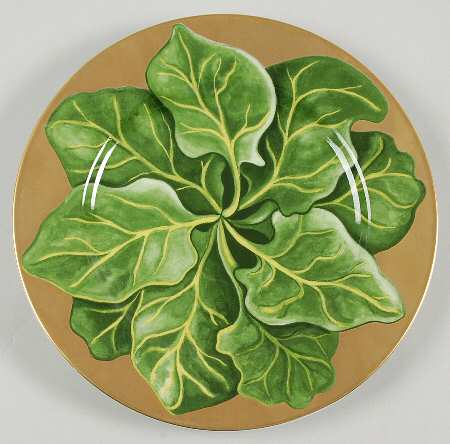 Insalata Gold Salad Plate