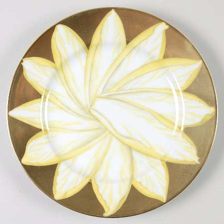 Insalata Gold Salad Plate