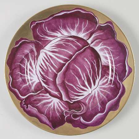 Insalata Gold Salad Plate