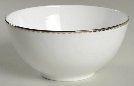 Merry White Fruit/Cereal Bowl