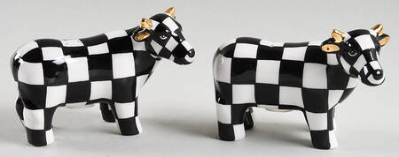 Courtly Check Figural Salt & Pepper Set