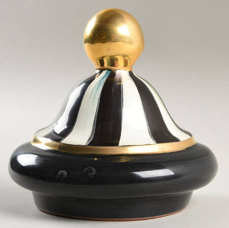 Courtly Check Lid for Large Canister