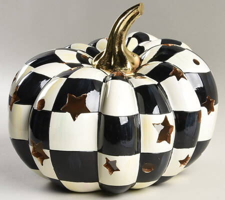 Courtly Check Short Illuminated Pumpkin