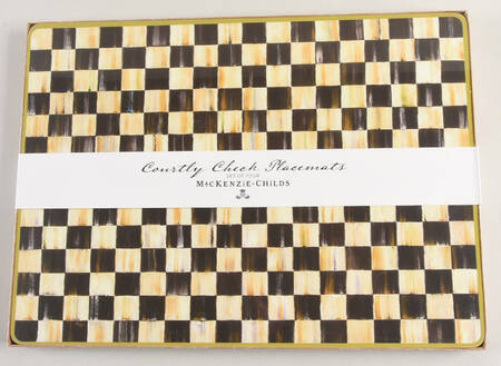 Courtly Check Corkboard Placemat - Set of 4