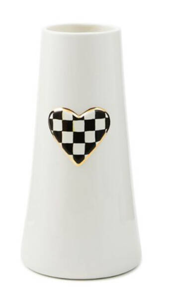 Courtly Check 8" Vase