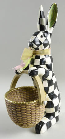Courtly Check Rabbit Figurine