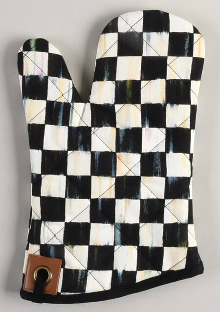 Courtly Check Cloth Oven Mitt