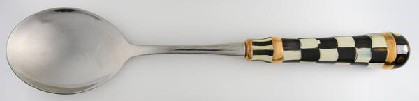 Courtly Check Salad Serving Spoon with Stainless Bowl