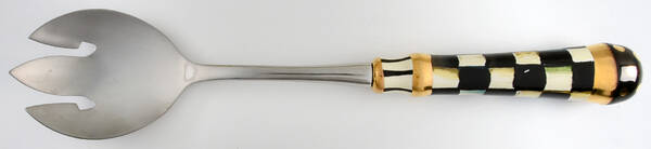 Courtly Check Salad Serving Fork with Stainless Prongs