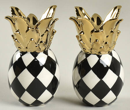 Courtly Check Figural Salt & Pepper Set