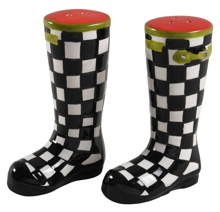 Courtly Check Figural Salt & Pepper Set