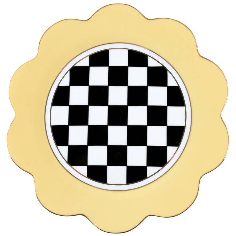Courtly Check Dinner Plate
