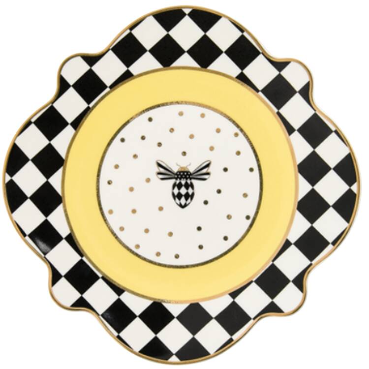Courtly Check Salad/Dessert Plate