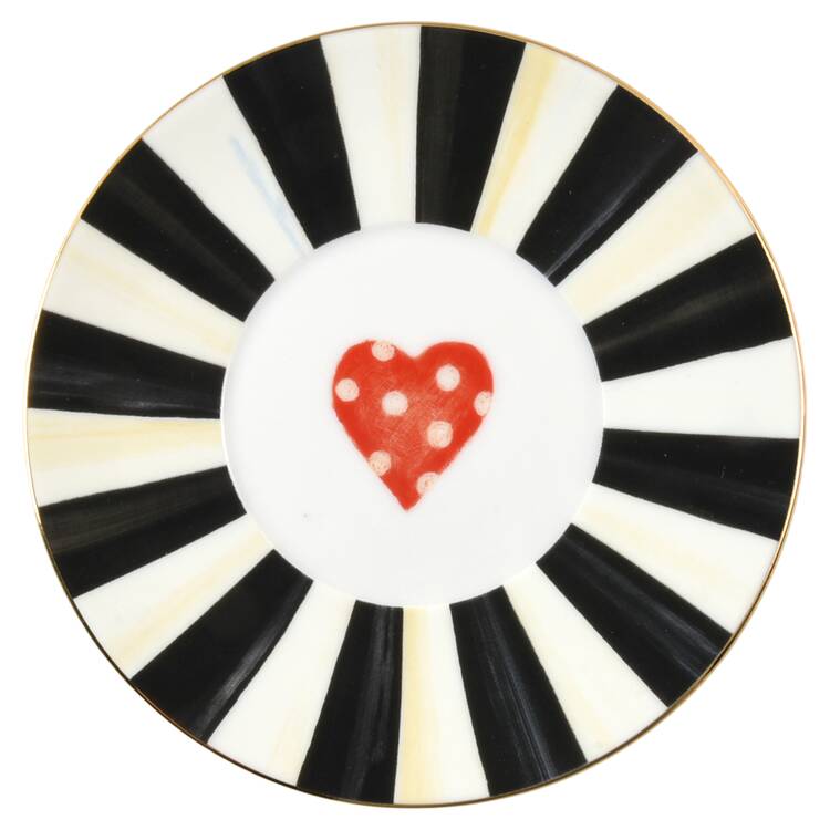 Courtly Check Saucer for Cappuccino Cup