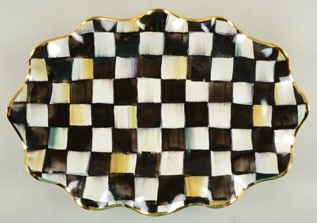 Courtly Check 16" Oval Serving Platter