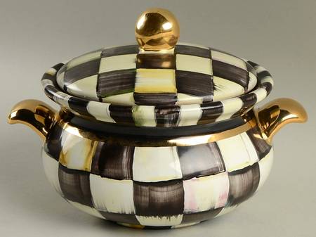 Courtly Check Lugged Chowder Bowl & Lid