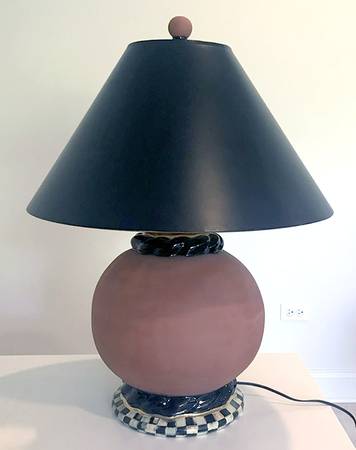 Courtly Check 28" Electric Lamp & Shade