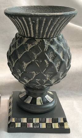 Courtly Check 5" Vase