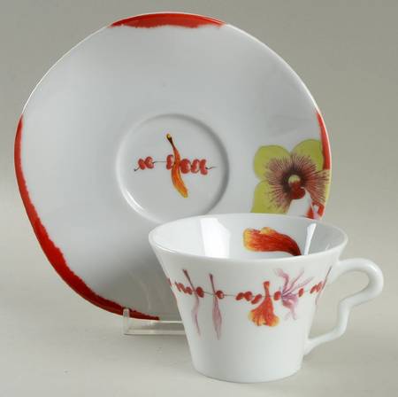 Fidji Flat Cup & Saucer Set